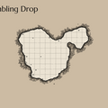 crumbling drop